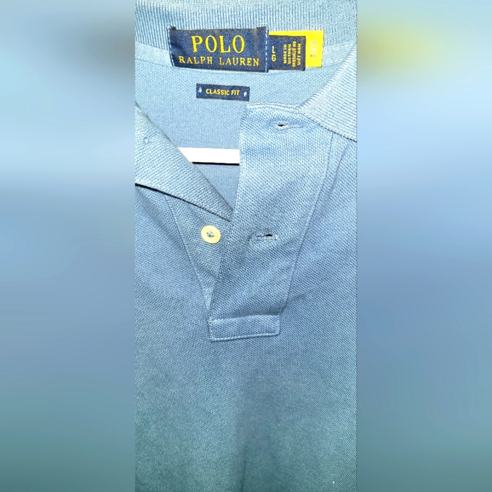 Navy Blue Ralph Lauren Button Up